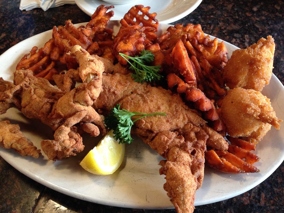 Deep fried soft shell crab.  Not as good as the other!